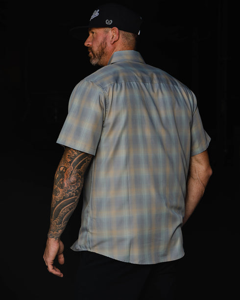 GENERATIONS BAMBOO SHORT SLEEVE BUTTON UP - MENS
